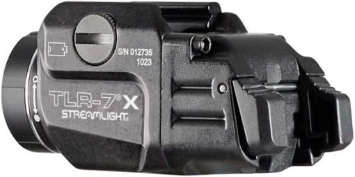 Streamlight TLR-7X Weapon Light, 500 Lumens, High Switch, CR123A Lithium Battery, Key Kit, 69423 - Image 2