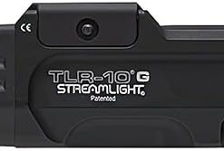 Streamlight 69473 TLR-10 G Flex 1000-Lumen Rail-Mounted Tactical Weapon Light with Integrated Green Aiming Laser, Rear Switch Options, and Key Kit, Black 2