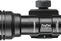 Streamlight 88058 ProTac Rail Mount 1 350-Lumen Multi-Fuel Weapon Light with CR123A Batteries and Remote Pressure Switch, Tail Switch, Clips, Black, Box 2