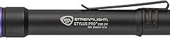 Streamlight 66148 Stylus Pro USB 400nm UV Rechargeable Penlight with 120V AC Adapter, USB Cord and Nylon Holster, Black 2