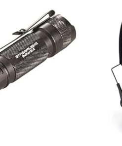 Streamlight 88062 ProTac 2L-X 500-Lumen EDC High Performance Multi-Fuel LED Tactical Flashlight & Walker's Razor Slim Electronic Muff, Black