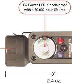 Streamlight 14122 Sidewinder Compact 55-Lumens Hands Free Military Flashlight with Lithium Battery in Mailer, Coyote 2