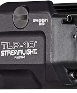 Streamlight 69470 TLR-10 Flex 1000-Lumen Rail-Mounted Tactical Weapon Light with Integrated Red Aiming Laser, Rear Switch Options, and Key Kit, Black 2