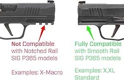 Streamlight 69344 TLR-6 HL 300-Lumen Rechargeable Tactical Weapon Light with Integrated Red Aiming Laser Designed Exclusively and Solely for Sig Sauer P365 and P365 XL Models Only, Black 2