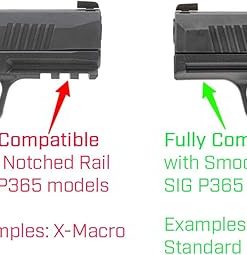 Streamlight 69285 TLR-6 100-Lumen Tactical Weapon Light Designed Exclusively and Solely for Sig Sauer P365/P365 XL, Black 2