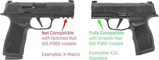 Streamlight 69285 TLR-6 100-Lumen Tactical Weapon Light Designed Exclusively and Solely for Sig Sauer P365/P365 XL, Black - Image 2