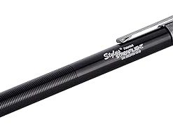 Streamlight 65020 Stylus 7-Lumen Green LED Pen Light with 3 AAAA Alkaline Batteries, Black