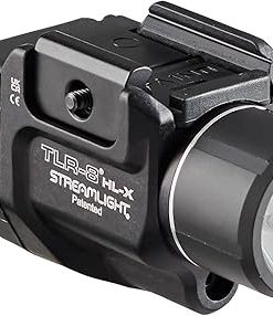 Streamlight 69465 TLR-8 HL-X USB 1000-Lumen Weapon Mounted Rechargeable Tactical Flashlight with Integrated Red Aiming Laser, Includes Key Kit, Tool, and Rechargeable Battery, Black 2