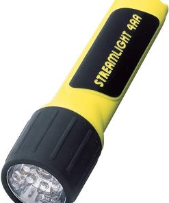 Streamlight 68201 4AA ProPolymer 67-Lumen LED Flashlight with White LEDs, Yellow