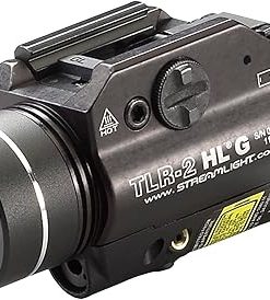 Streamlight 69265 TLR-2 HL G 1000-Lumen Rail-Mounted Tactical Weapon Light with integrated Green Aiming Laser, Includes Key Kit for Select Handguns, Black