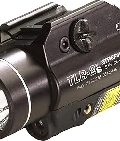 Streamlight 69120 TLR-2 300-Lumen Rail-Mounted Tactical Weapon Light with Integrated Red Aiming Laser Includes Key Kit for Select Handguns, Black
