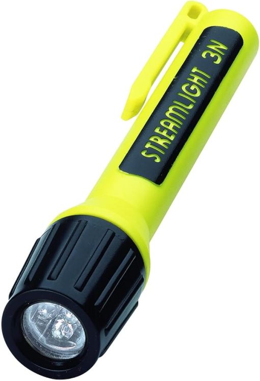 Streamlight 62202 3N ProPolymer 30-Lumen Long Lasting Industrial LED Flashlight, Yellow