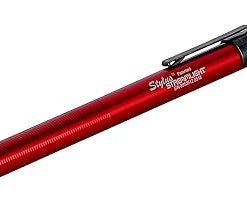 Streamlight 65035 Stylus 11-Lumen White LED Pen Light with 3 AAAA Alkaline Batteries, Red