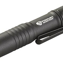 Streamlight 66318 MicroStream 45-Lumen Everyday Carry Pocket Flashlight with AAA Alkaline Battery, Black