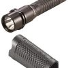 Streamlight Stinger LED HPL Flashlight with 120V AC/12V DC Chargers and MicroStream Ultra-compact Aluminum body with AAA Alkaline Battery (Black) 3