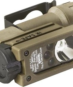 Streamlight 14104 Sidewinder Compact 55-Lumens Hands Free Military Flashlight with Lithium Battery in Clamshell, Coyote