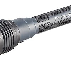 Streamlight 88132 ProTac HL 6 5,300-Lumen 80,000-Candela Rechargeable Flashlight with Y USB-C Cord and Wrist Lanyard, Black