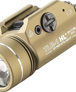 Streamlight 69266 TLR-1 HL 1000-Lumen Mounted Weapon Light with Rail Locating Keys, Flat Dark Earth