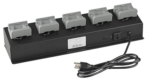 Streamlight 61469 5-Unit Bank Charger - 120V AC - USB HAZ-LO Headlamp