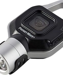 Streamlight 73300 Pocket Mate 325-Lumen Keychain/Clip-on USB Rechargeable Flashlight, Silver