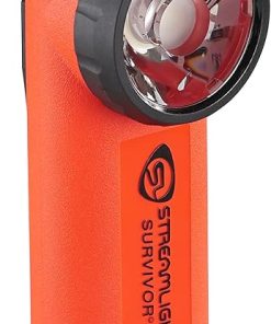 Streamlight 90952 Survivor X 250-Lumen Right-Angle Firefighter's Flashlight with Charger and Charging System, Orange