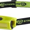 Streamlight 61716 Bandit Pro 180-Lumen USB Rechargeable LED Headlamp with Elastic Head Strap, Rubber Hard Hat Strap, 3M Dual Lock Fasteners, and USB Cable, Yellow
