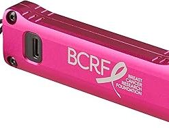 Streamlight 88824 Wedge XT 500-Lumen Slim Everyday Carry Flashlight, Includes USB-Cable and Pocket Lanyard, Pink BCRF Edition