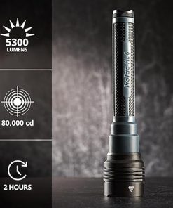 Streamlight 88132 ProTac HL 6 5,300-Lumen 80,000-Candela Rechargeable Flashlight with Y USB-C Cord and Wrist Lanyard, Black 2