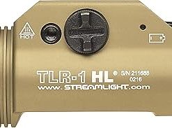 Streamlight 69266 TLR-1 HL 1000-Lumen Mounted Weapon Light with Rail Locating Keys, Flat Dark Earth 2