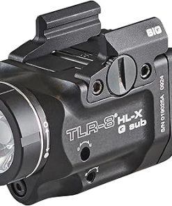 Streamlight 69477 TLR-8 HL-X G sub USB 1000-Lumen Weapon Rail-Mounted Rechargeable Tactical Flashlight with Integrated Green Aiming Laser for Sig Sauer P365 /XL Rail Only, Black