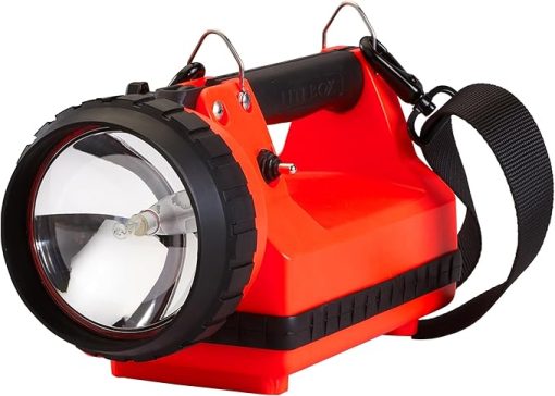 Streamlight 45302 Firebox Standard System Searchlight with 12V DC Charger and Shoulder Strap, Orange