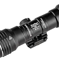 Streamlight 89016 ProTac Rail-Mount HP-X Pro USB System 800-Lumen 105000-Candela Rechargeable Tactical Flashlight with JackCap Tail Switch, M-LOK Mount, Pressure Switch, and Battery, Black