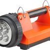 Streamlight 45861 E-Spot Firebox 1500-Lumen 110000 Candela Rechargeable Spot Beam Lantern with Dual Rear LEDs, AC/DC Charging, Heavy Duty Shoulder Strap, and Mounting Rack, Orange
