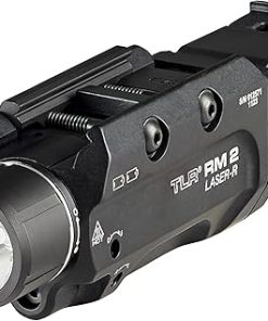 Streamlight 69448 TLR RM 2 1000-Lumen Rail-Mounted Tactical Weapon Light with Integrated Red Aiming Laser, and Key Kit, Black