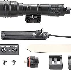 Streamlight 88071 ProTac Rail Mount HL-X USB 1000-Lumen Rechargeable Multi-Fuel Weapon Light With USB Battery and Cable, Remote Switch, Tail Switch, and Clips, Box, Black