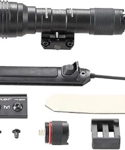 Streamlight 88066 ProTac Rail Mount HL-X 1000-Lumen Multi-Fuel Weapon Light with Remote Switch, Tail Switch, Clips, and CR123A Batteries, Box, Black