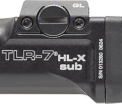 Streamlight 69503 TLR-7 HL-X sub USB 1000-Lumen Rechargeable Rail-Mounted Weapon Light Designed Exclusively for Glock 43X/48 MOS, 43X/48 Rail, Includes Mounting Kit with Keys, Black 2