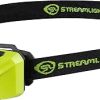 Streamlight 61430 QB Compact 200-Lumen Rechargeable Spot Beam Headlamp with Hat Clip, Head-Strap and USB Cord, Yellow