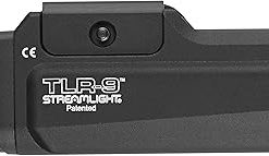 Streamlight 69464 TLR-9 Flex Low-Profile Rail-Mounted Tactical Light with CR123A Lithium Batteries, Black 2