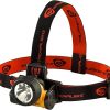 Streamlight 61050 Trident 80-Lumen LED Headlamp with Elastic Head Strap, and Rubber Hard Hat Strap, Yellow