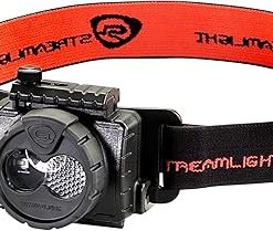 Streamlight 61601 Double Clutch USB 125-Lumen Multi-Fuel LED Headlamp with Elastic Head Strap, Rubber Hard Hat Strap, and USB Cable, Black