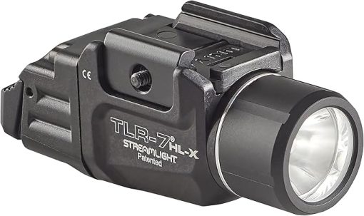 Streamlight 69458 TLR-7 HL-X USB 1000-Lumen Rechargeable Rail Mounted Weapon Light, Includes Interchangeable High and Low Switches, Black - Image 2