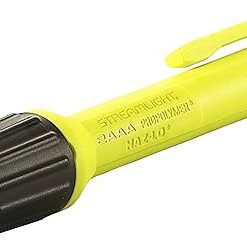 Streamlight 2AAA ProPolymer HAZ-LO with Alkaline Batteries, 66500 - Clam - Yellow
