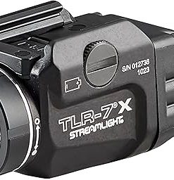 Streamlight 69424 TLR-7 X 500-Lumen Compact Tactical Weapon Light, Includes High, Low Paddle Switches and Key Kit, Black 2