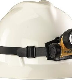Streamlight 61050 Trident 80-Lumen LED Headlamp with Elastic Head Strap, and Rubber Hard Hat Strap, Yellow 2