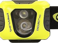 Streamlight 61421 Enduro Pro 200-Lumen LED Headlamp with Elastic Head Strap, Box, Yellow 2