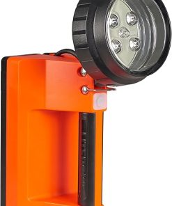 Streamlight 45815 E-Flood Firebox 1500-Lumen 4700 Candela Rechargeable Flood Beam Lantern with Dual Rear LEDs, Vehicle Mount System, Direct Wire DC Charging Rack, and Heavy Duty Shoulder Strap, Orange 2