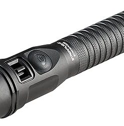 Streamlight 74431 Strion 2020 1200-Lumen Rechargeable LED Flashlight Includes 120V/100V AC/12V DC Charging System and Holder, Black