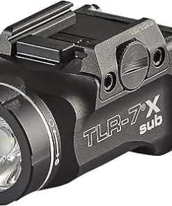 Streamlight 69407 TLR-7 X sub 500-Lumen 5000-Candela Weapon Light Designed Exclusively and Solely for 1913 Short, Includes Mounting Kit, Key, and Multi-Tool, Black
