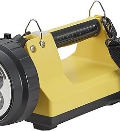 Streamlight 45875 E-Spot LiteBox 1500-Lumen 110000 Candela Rechargeable Spot Beam Lantern with Vehicle Mount System, Direct Wire DC Charging Rack, and Heavy Duty Shoulder Strap, Yellow